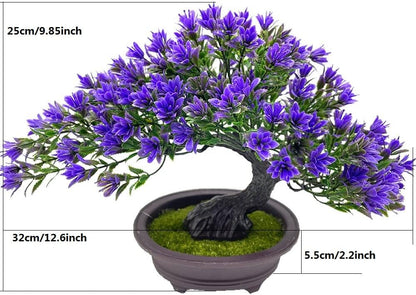 Artificial Plants & Greenery Fake Plants Plastic Artificial Bonsai Tree, Red Bonsai Tree Faux Juniper for Home Bedroom Living Room Office Desk Bookshelf Farmhouse Decor Zen Garden Decorations