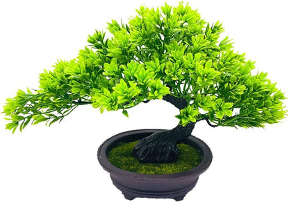 Artificial Plants & Greenery Fake Plants Plastic Artificial Bonsai Tree, Red Bonsai Tree Faux Juniper for Home Bedroom Living Room Office Desk Bookshelf Farmhouse Decor Zen Garden Decorations