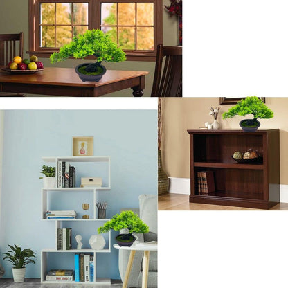 Artificial Plants & Greenery Fake Plants Plastic Artificial Bonsai Tree, Red Bonsai Tree Faux Juniper for Home Bedroom Living Room Office Desk Bookshelf Farmhouse Decor Zen Garden Decorations