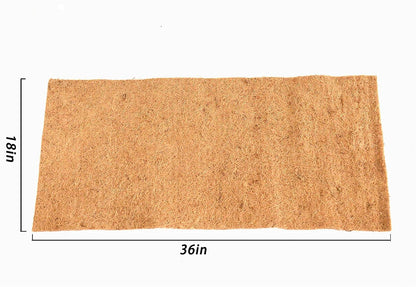 Reptile Carpet Natural Coconut Fiber, 36" x 18" Tortoise Carpet Mat for Pet Terrarium Liner, Reptile Bedding Supplies for Lizard, Snake, Chameleon, Turtle, Bearded Dragon