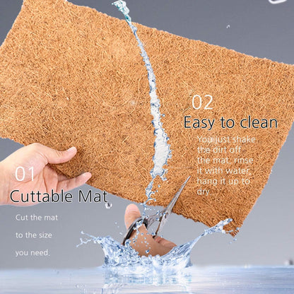 Reptile Carpet Natural Coconut Fiber, 36" x 18" Tortoise Carpet Mat for Pet Terrarium Liner, Reptile Bedding Supplies for Lizard, Snake, Chameleon, Turtle, Bearded Dragon
