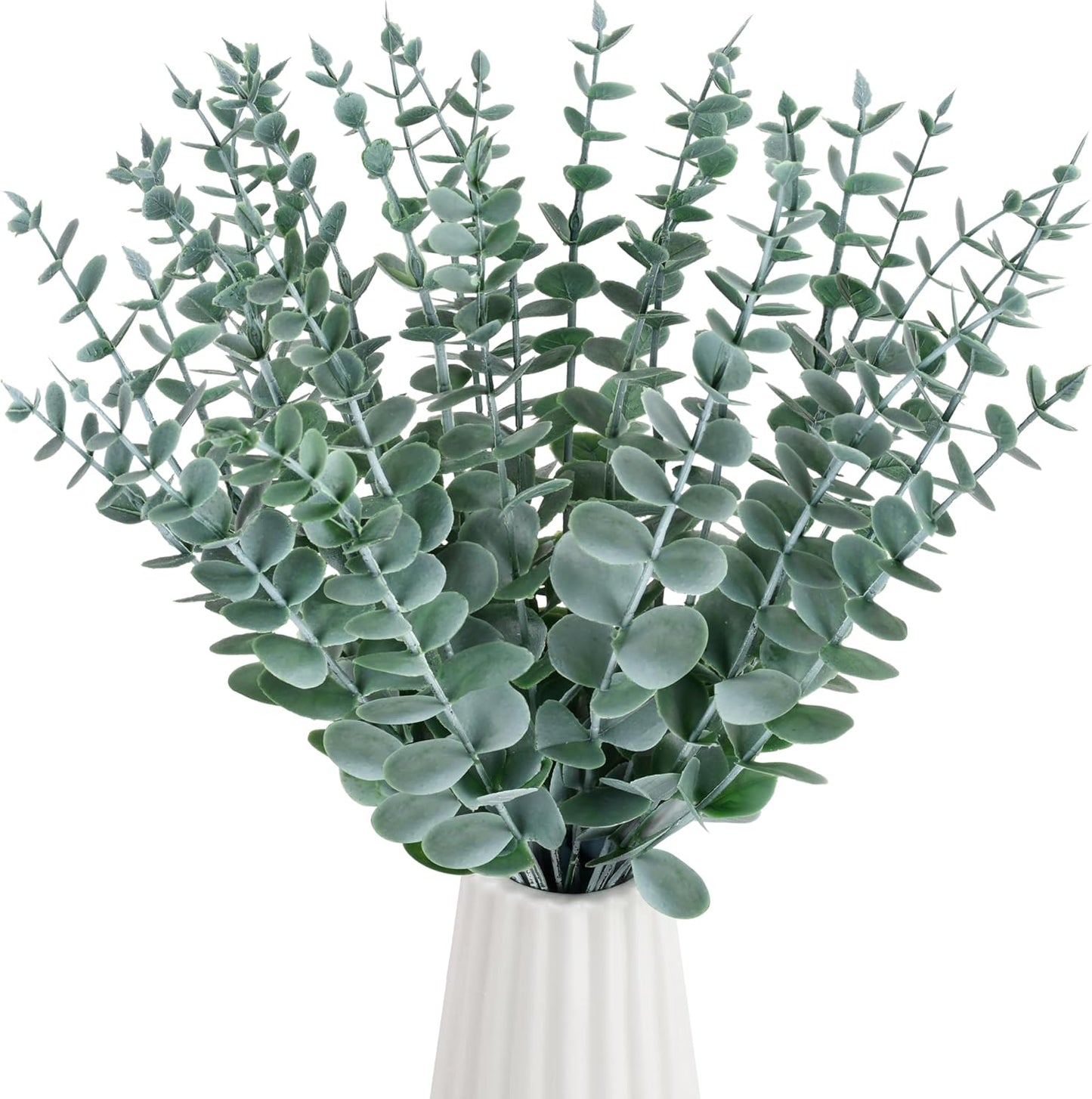200 Pcs 5 Kinds Mixed Artificial Eucalyptus Leaves Stems Bulk Babys Breath Eucalyptus Bundle Faux Plants Greenery for DIY Bouquets Floral Arrangement Wedding Engagement Party Decor