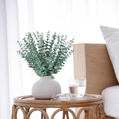 200 Pcs 5 Kinds Mixed Artificial Eucalyptus Leaves Stems Bulk Babys Breath Eucalyptus Bundle Faux Plants Greenery for DIY Bouquets Floral Arrangement Wedding Engagement Party Decor