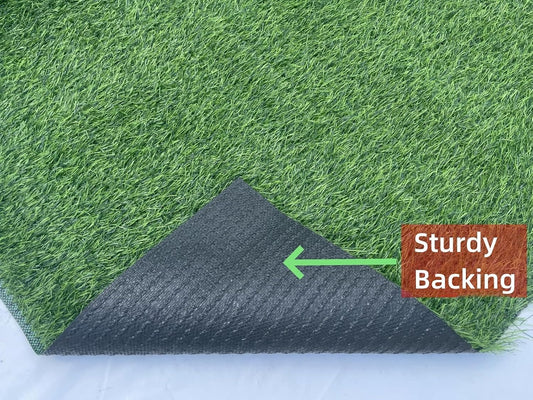 Artificial Grass Table Runner Rug 1 ft x 4 ft, Synthetic Fake Grass Turf Mat for Party Wedding Garden Home Decor, 0.8" Pile Height