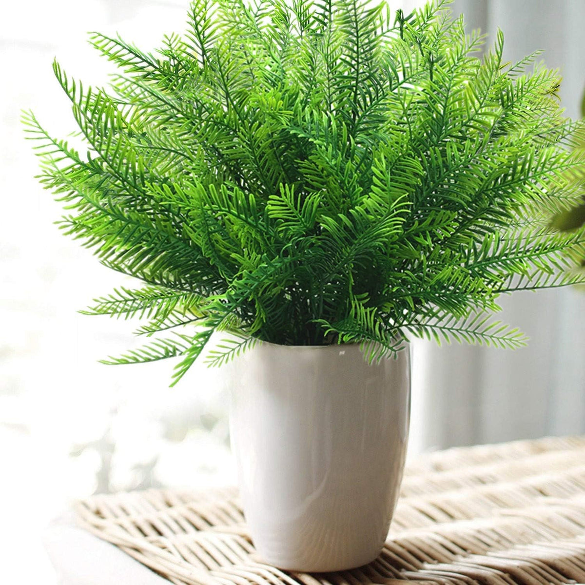 Gold Decorations Artificial Plants, Golden Berry Leaves Fake Simulation Spiky Leaf Grass Plastic Faux Shrubs Bushes Ornaments Home Indoor Outdoor Wedding Decor Hall Table Planter Filler