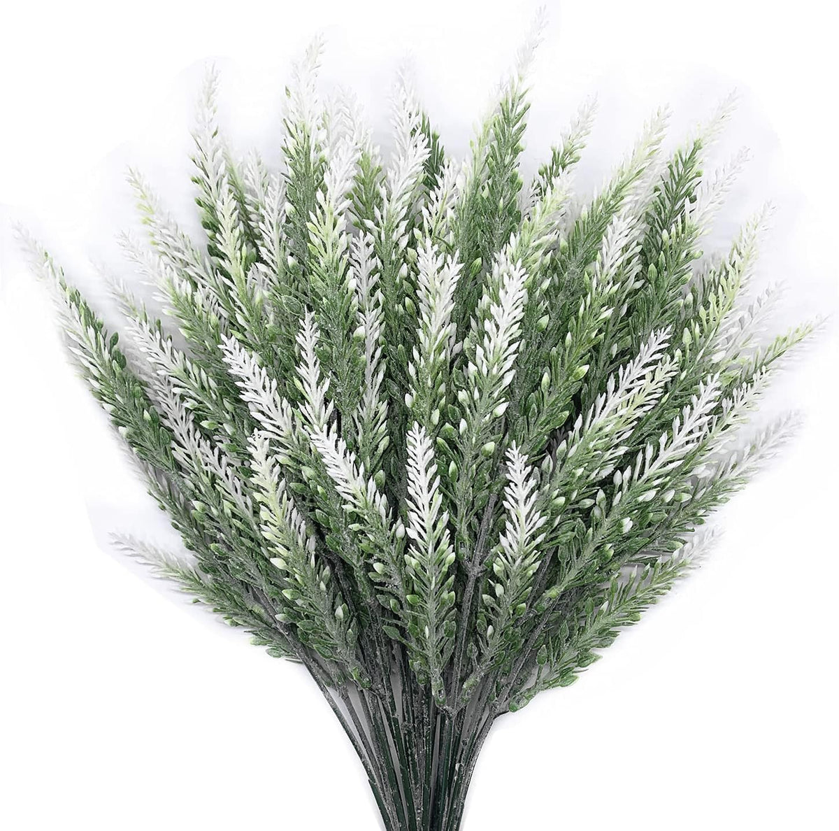 Gold Decorations Artificial Plants, Golden Berry Leaves Fake Simulation Spiky Leaf Grass Plastic Faux Shrubs Bushes Ornaments Home Indoor Outdoor Wedding Decor Hall Table Planter Filler