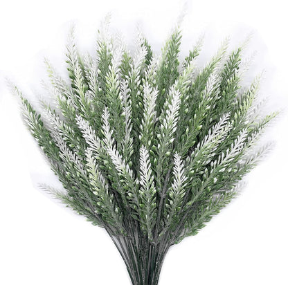 Gold Decorations Artificial Plants, Golden Berry Leaves Fake Simulation Spiky Leaf Grass Plastic Faux Shrubs Bushes Ornaments Home Indoor Outdoor Wedding Decor Hall Table Planter Filler