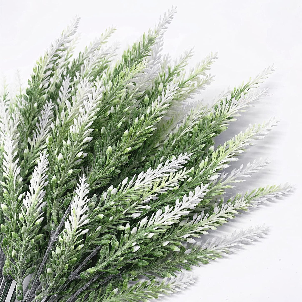 Gold Decorations Artificial Plants, Golden Berry Leaves Fake Simulation Spiky Leaf Grass Plastic Faux Shrubs Bushes Ornaments Home Indoor Outdoor Wedding Decor Hall Table Planter Filler