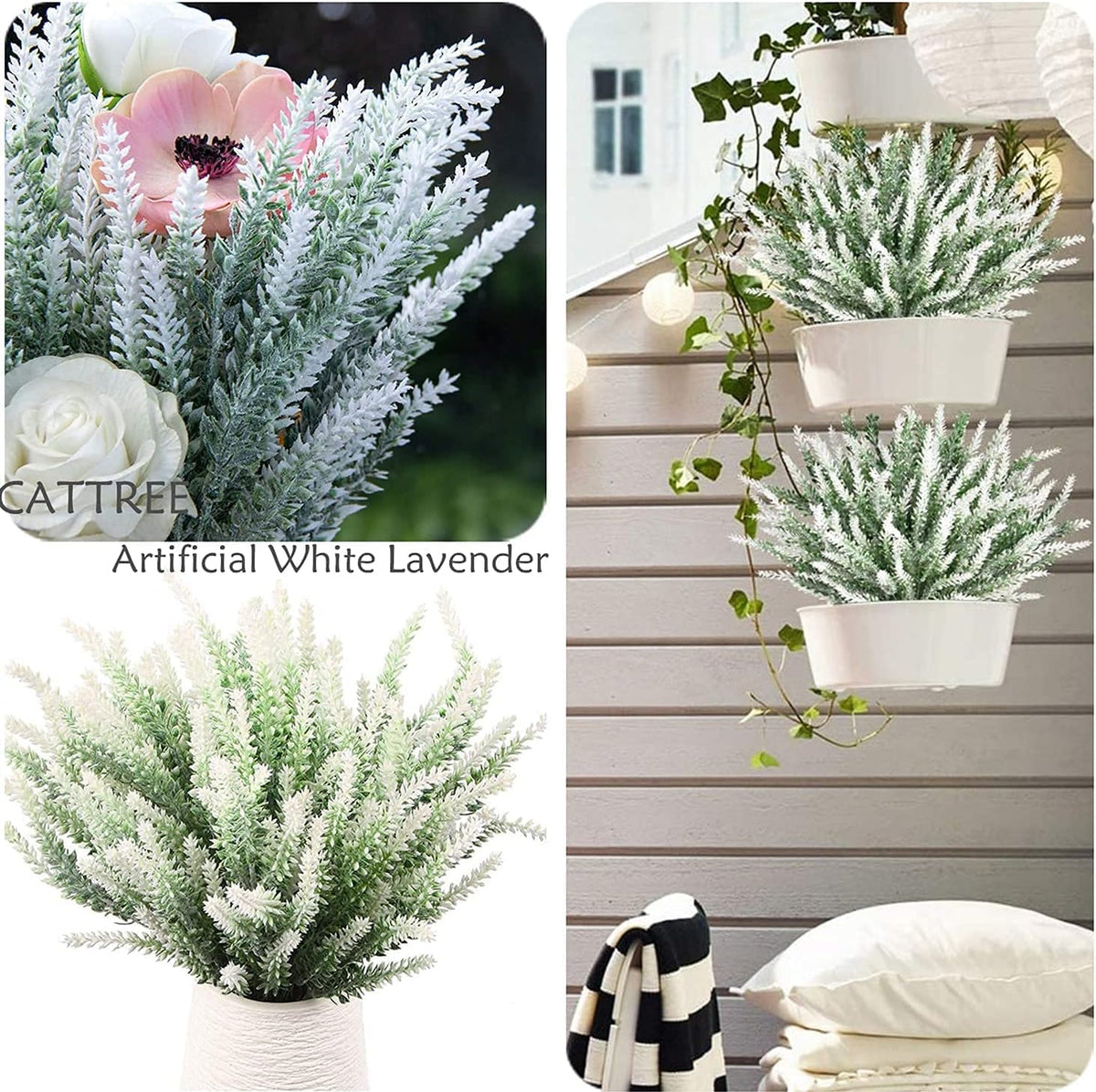 Gold Decorations Artificial Plants, Golden Berry Leaves Fake Simulation Spiky Leaf Grass Plastic Faux Shrubs Bushes Ornaments Home Indoor Outdoor Wedding Decor Hall Table Planter Filler