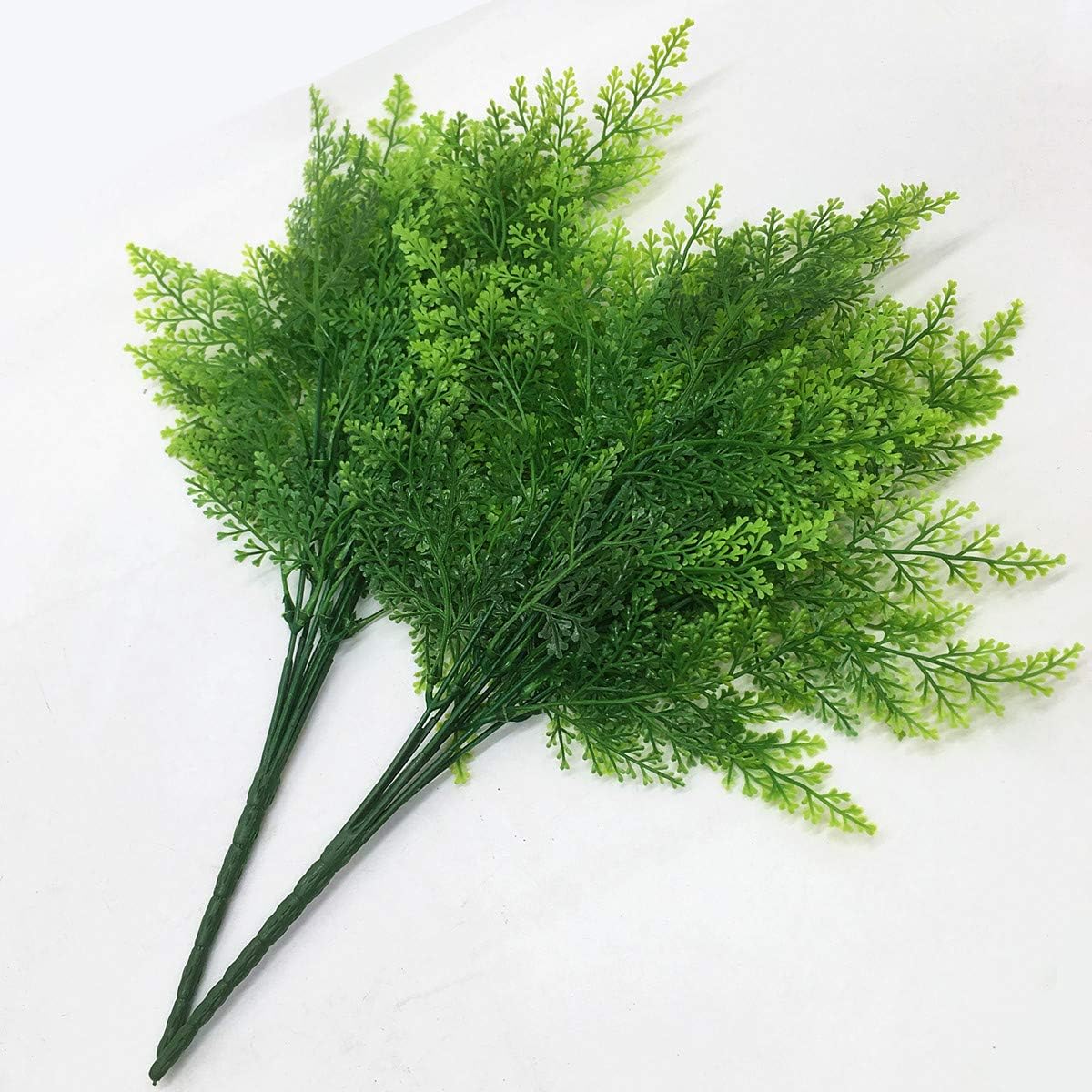 Gold Decorations Artificial Plants, Golden Berry Leaves Fake Simulation Spiky Leaf Grass Plastic Faux Shrubs Bushes Ornaments Home Indoor Outdoor Wedding Decor Hall Table Planter Filler