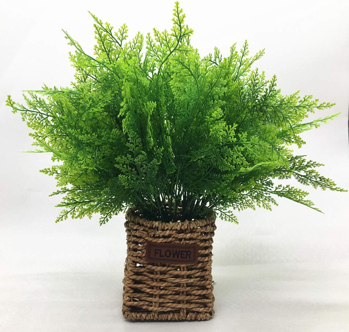 Gold Decorations Artificial Plants, Golden Berry Leaves Fake Simulation Spiky Leaf Grass Plastic Faux Shrubs Bushes Ornaments Home Indoor Outdoor Wedding Decor Hall Table Planter Filler