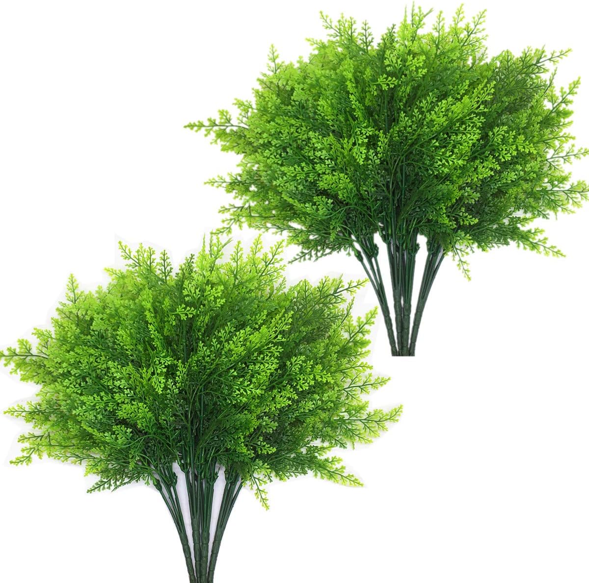 Gold Decorations Artificial Plants, Golden Berry Leaves Fake Simulation Spiky Leaf Grass Plastic Faux Shrubs Bushes Ornaments Home Indoor Outdoor Wedding Decor Hall Table Planter Filler