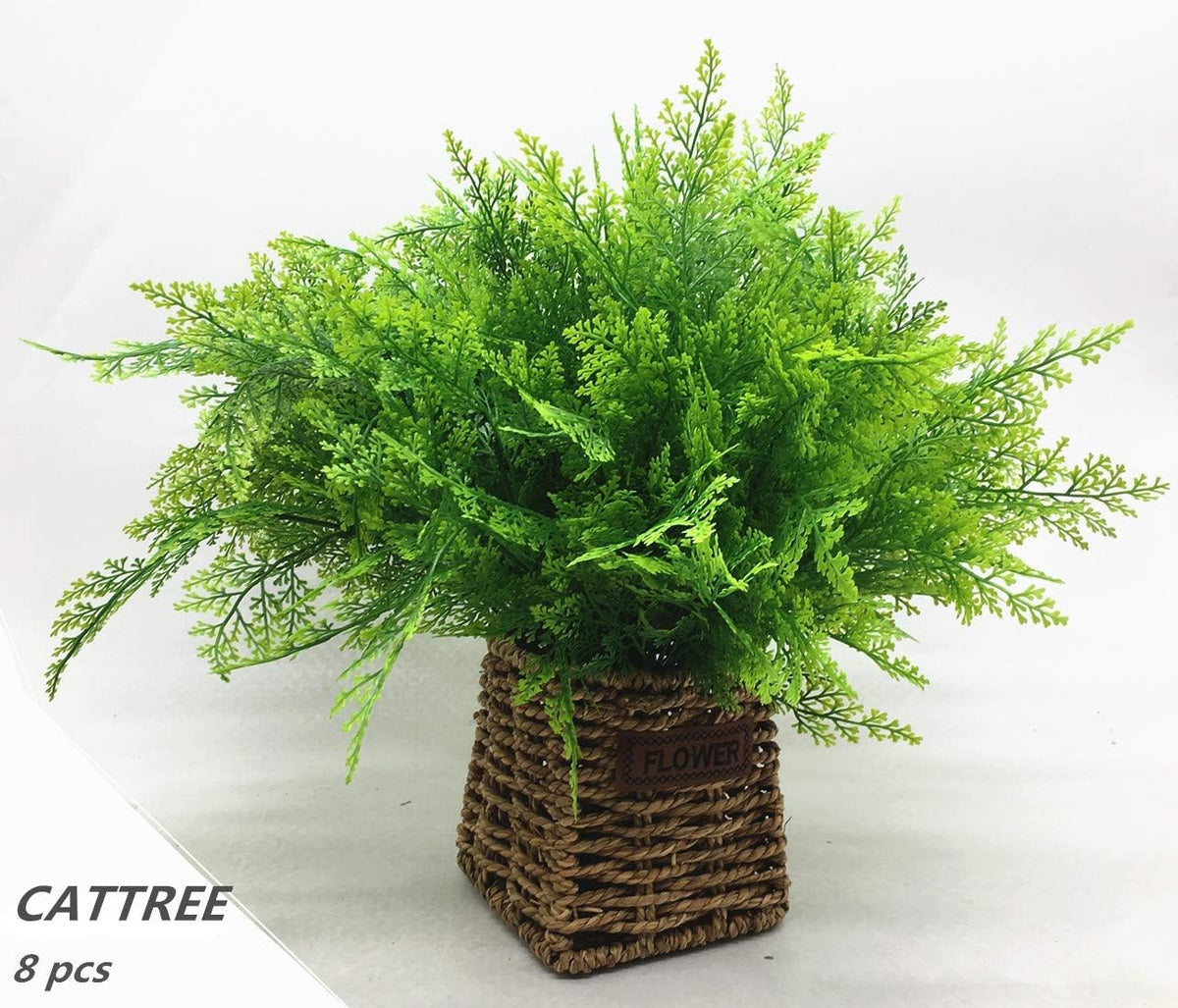 Gold Decorations Artificial Plants, Golden Berry Leaves Fake Simulation Spiky Leaf Grass Plastic Faux Shrubs Bushes Ornaments Home Indoor Outdoor Wedding Decor Hall Table Planter Filler