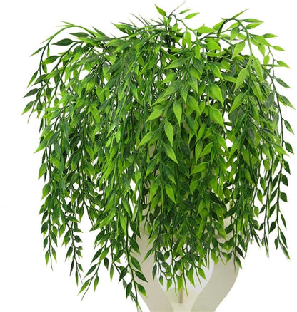 Gold Decorations Artificial Plants, Golden Berry Leaves Fake Simulation Spiky Leaf Grass Plastic Faux Shrubs Bushes Ornaments Home Indoor Outdoor Wedding Decor Hall Table Planter Filler