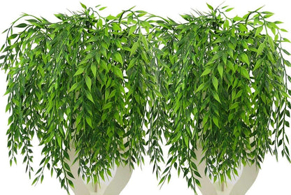 Gold Decorations Artificial Plants, Golden Berry Leaves Fake Simulation Spiky Leaf Grass Plastic Faux Shrubs Bushes Ornaments Home Indoor Outdoor Wedding Decor Hall Table Planter Filler
