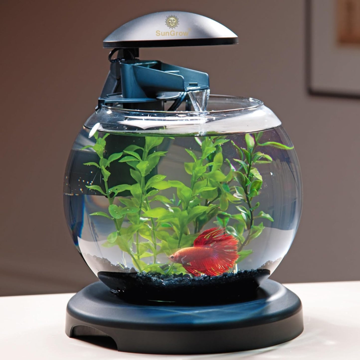 Plastic Aquarium Plant Set, Resin Aquarium Decor, Tall Artificial Aquarium Fake Plants, Fish Tank Decorations for Tropical Fish, Plastic Plants for Goldfish, Fish Tank Accessories, 3 Pcs