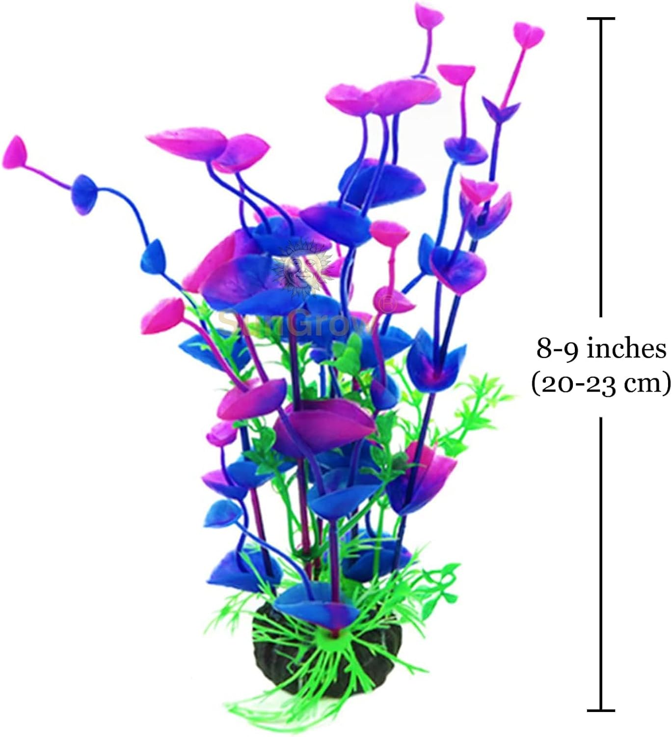 Plastic Aquarium Plant Set, Resin Aquarium Decor, Tall Artificial Aquarium Fake Plants, Fish Tank Decorations for Tropical Fish, Plastic Plants for Goldfish, Fish Tank Accessories, 3 Pcs