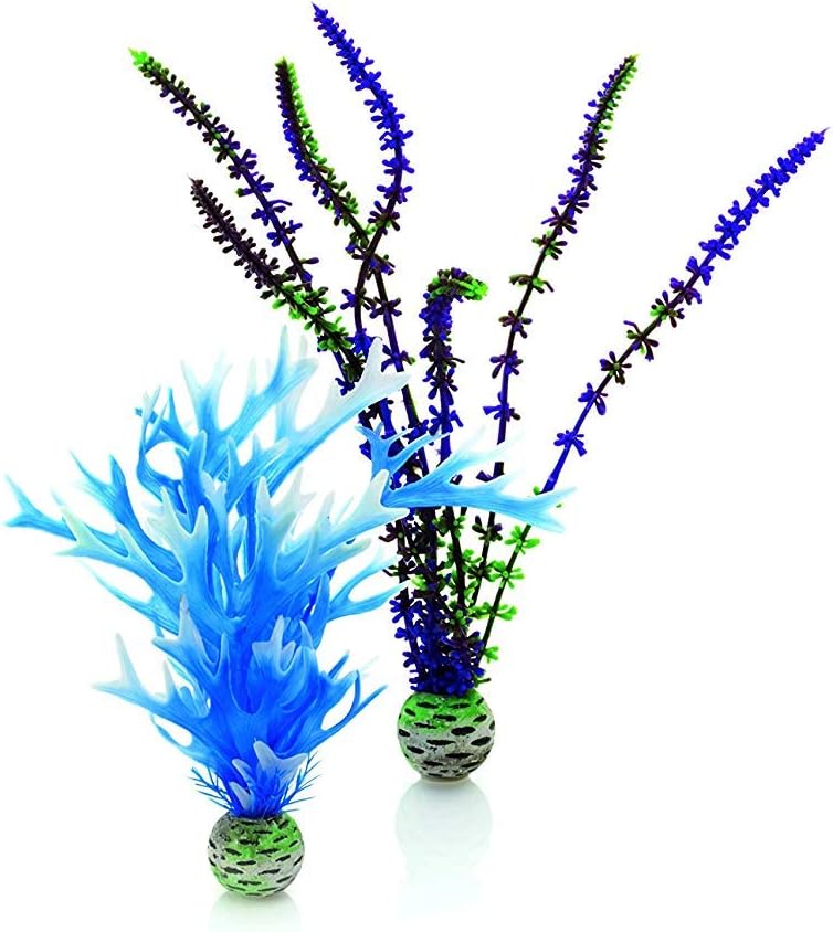 Silk Plant Set Small Green & red (46099)