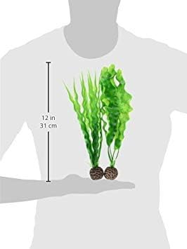 Silk Plant Set Small Green & red (46099)
