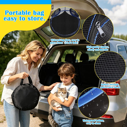 Small Animal Playpen Guinea Pig Hedgehog Cage Rabbit Cage with Fun Surround Tunnel Breathable & Transparent Pop Open Exercise Yard Fence with Top Cover Anti Escape