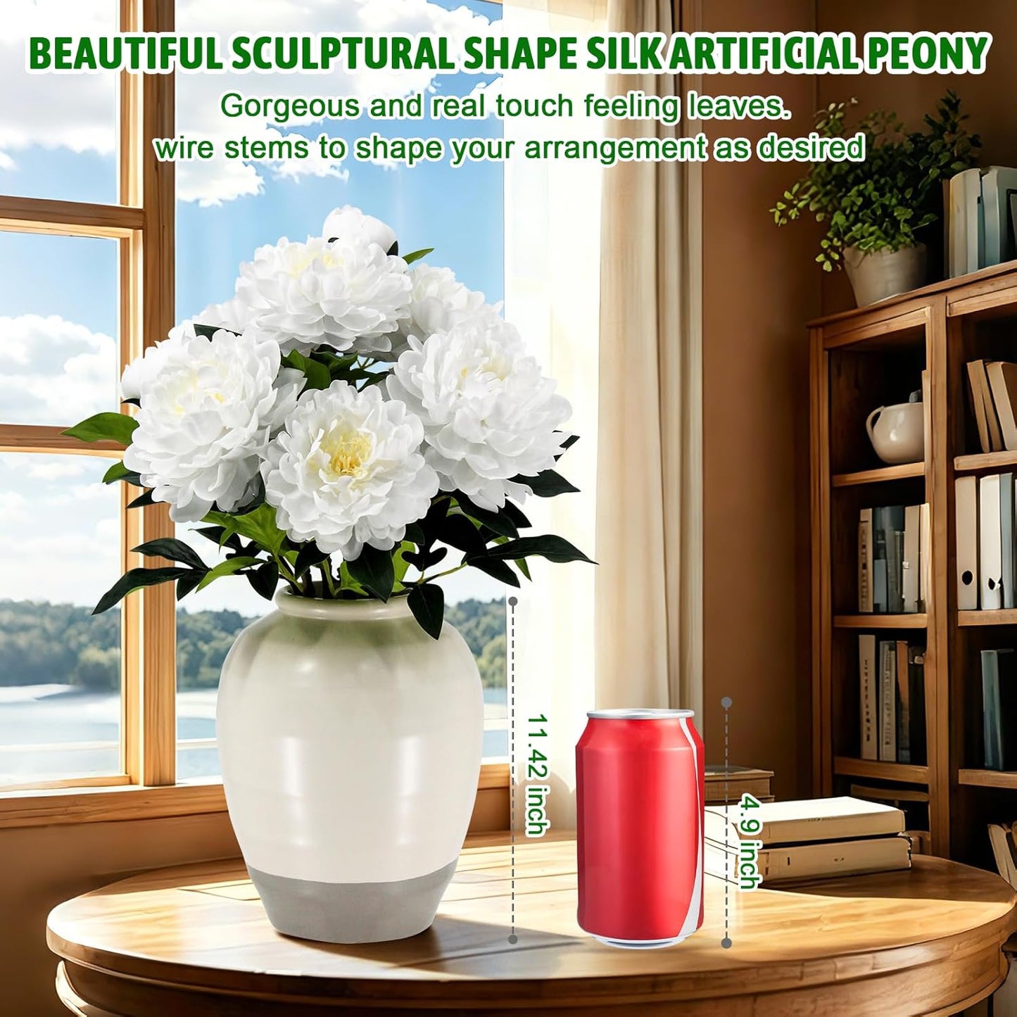 Fake Orchid Plant 23" Tall, Realistic Touch Leaves, Potted Phalaenopsis Artificial Plants Indoor for Home Decor Small Office Home Living Room-Dark Pink
