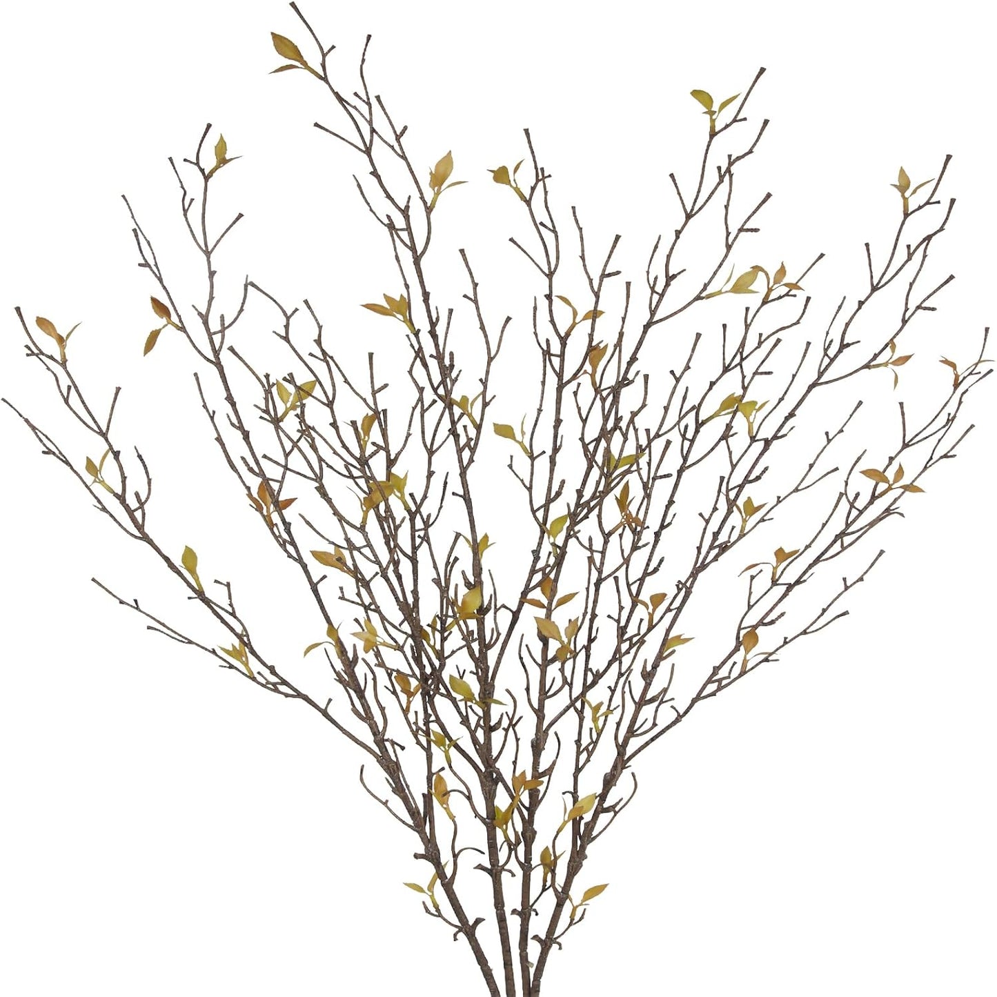 4 Pcs Faux Greenery Branches Fall Fake Twigs and Branches for Vases 31.5 Inch Brown Artificial Greenery Stems for Vase Filler Autumn Home Centerpiece Wedding Decor