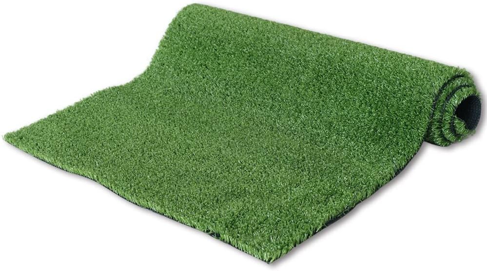 Artificial Grass Astro Turf Lawn 3FTX10FT,Economy Indoor Outdoor Synthetic Grass Mat, Backyard Patio Garden Balcony Rug, Rubber Backing/Drainage Holes