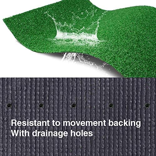 Artificial Grass Astro Turf Lawn 3FTX10FT,Economy Indoor Outdoor Synthetic Grass Mat, Backyard Patio Garden Balcony Rug, Rubber Backing/Drainage Holes