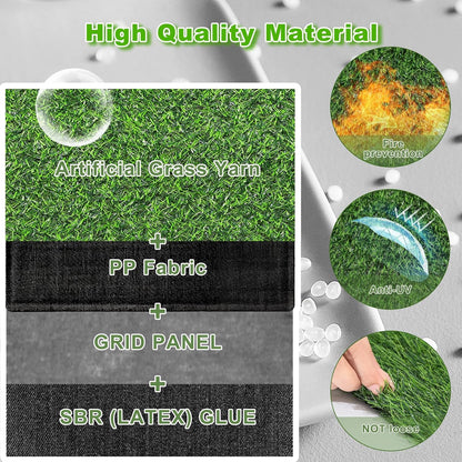 13x36 in Artificial Grass Table Runner for Indoor & Outdoor Decor