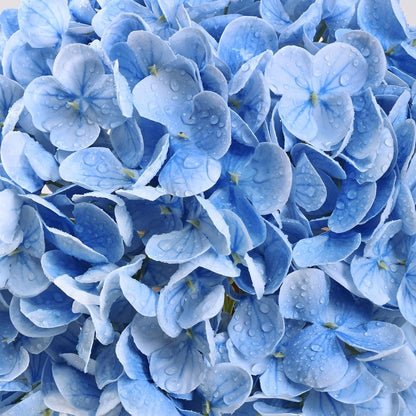 Real Touch Hydrangea Artificial Flowers, 21" Fake Flowers, White