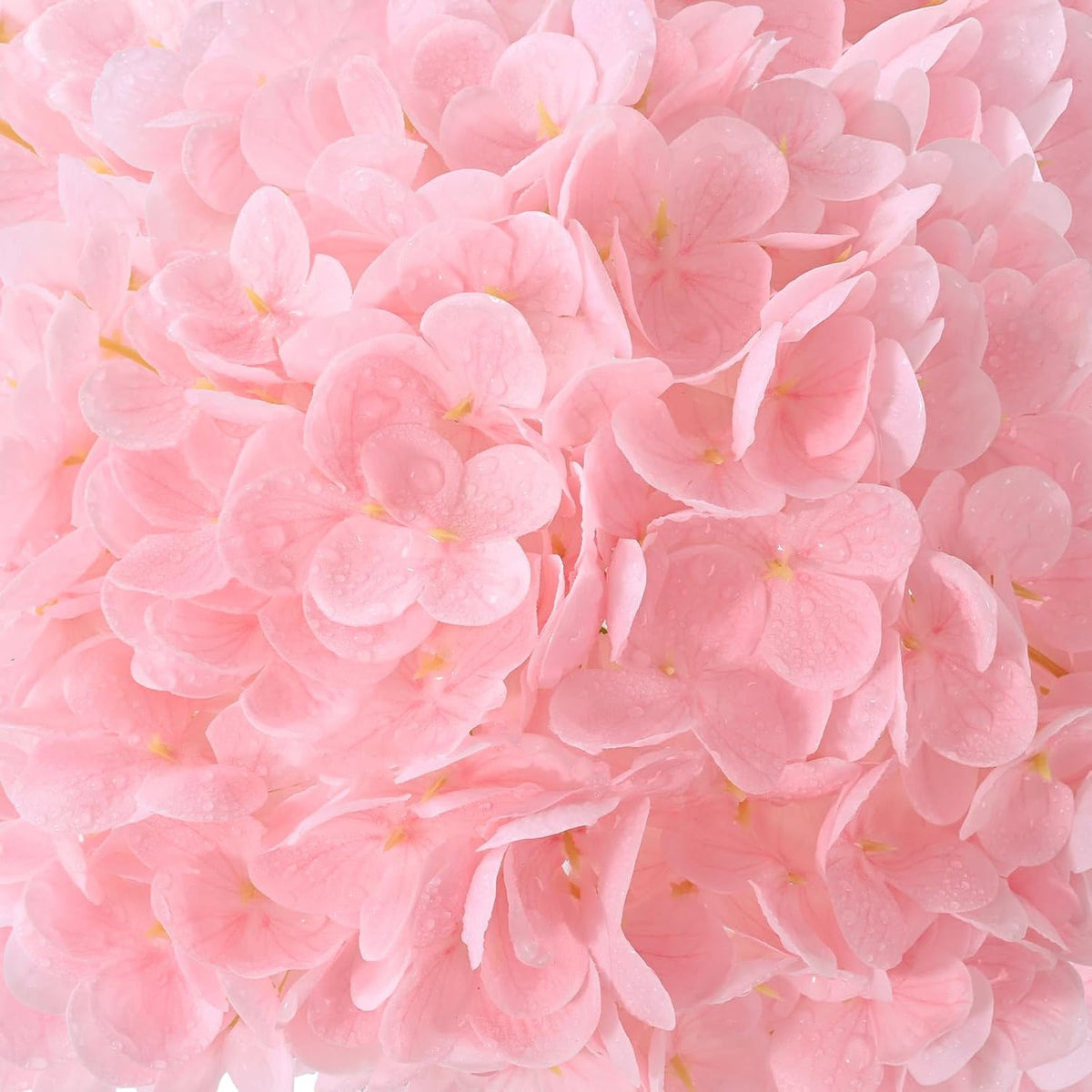 Real Touch Hydrangea Artificial Flowers, 21" Fake Flowers, White
