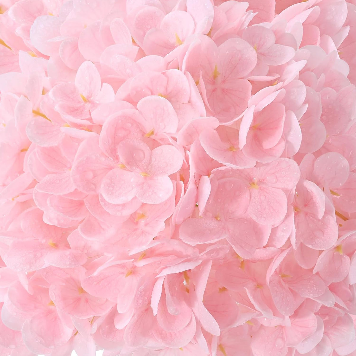 Real Touch Hydrangea Artificial Flowers, 21" Fake Flowers, White