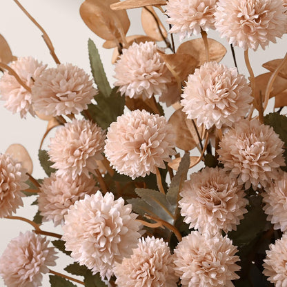 Real Touch Hydrangea Artificial Flowers, 21" Fake Flowers, White