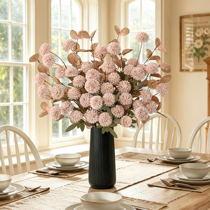 Real Touch Hydrangea Artificial Flowers, 21" Fake Flowers, White