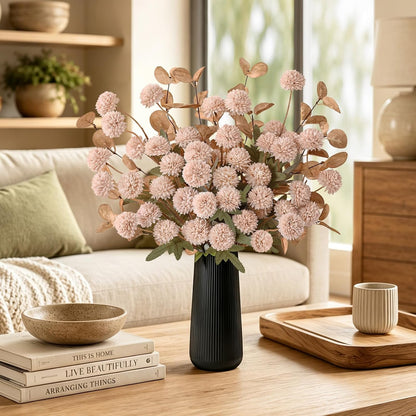 Real Touch Hydrangea Artificial Flowers, 21" Fake Flowers, White