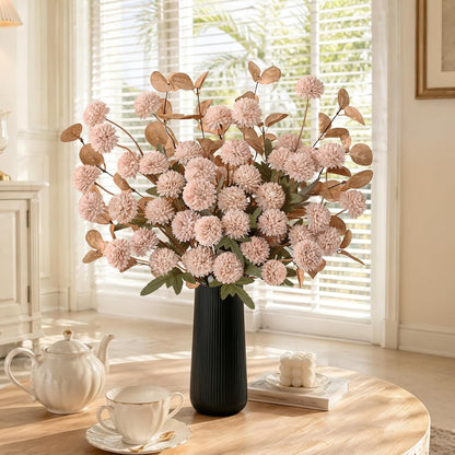 Real Touch Hydrangea Artificial Flowers, 21" Fake Flowers, White