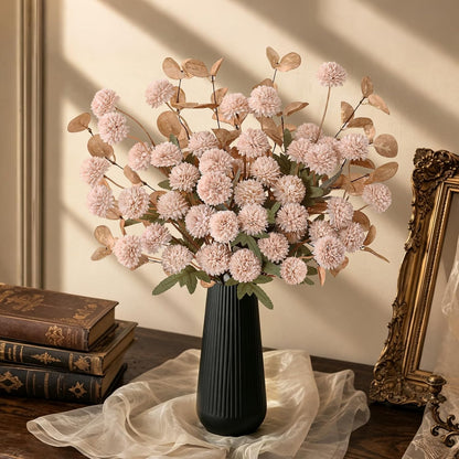 Real Touch Hydrangea Artificial Flowers, 21" Fake Flowers, White