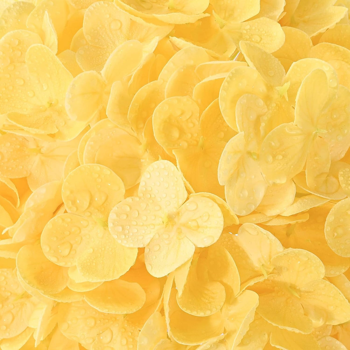 Real Touch Hydrangea Artificial Flowers, 21" Fake Flowers, White