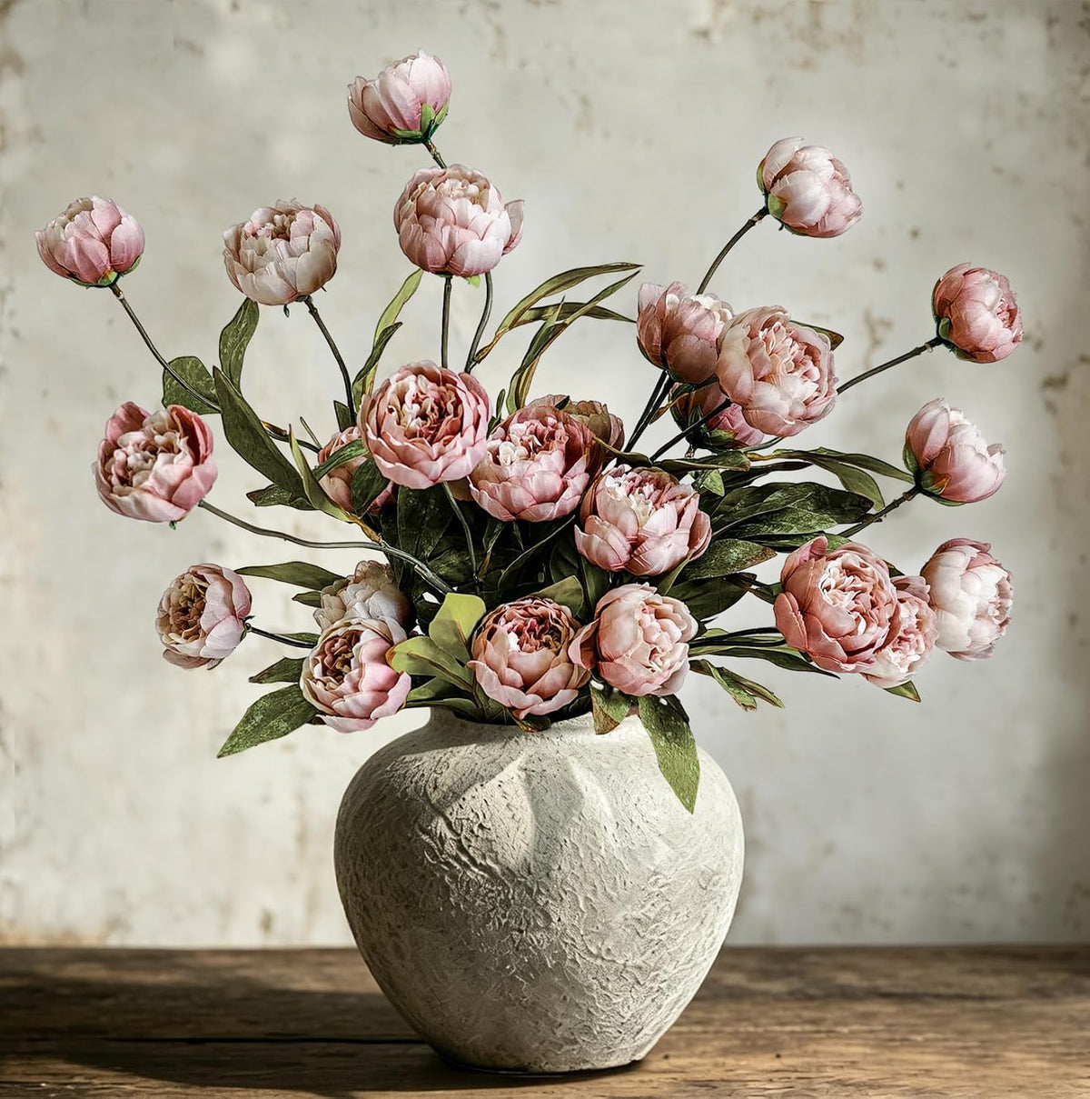 Viral Peony Artificial Flowers for Vase