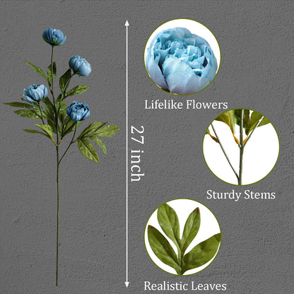 Viral Peony Artificial Flowers for Vase