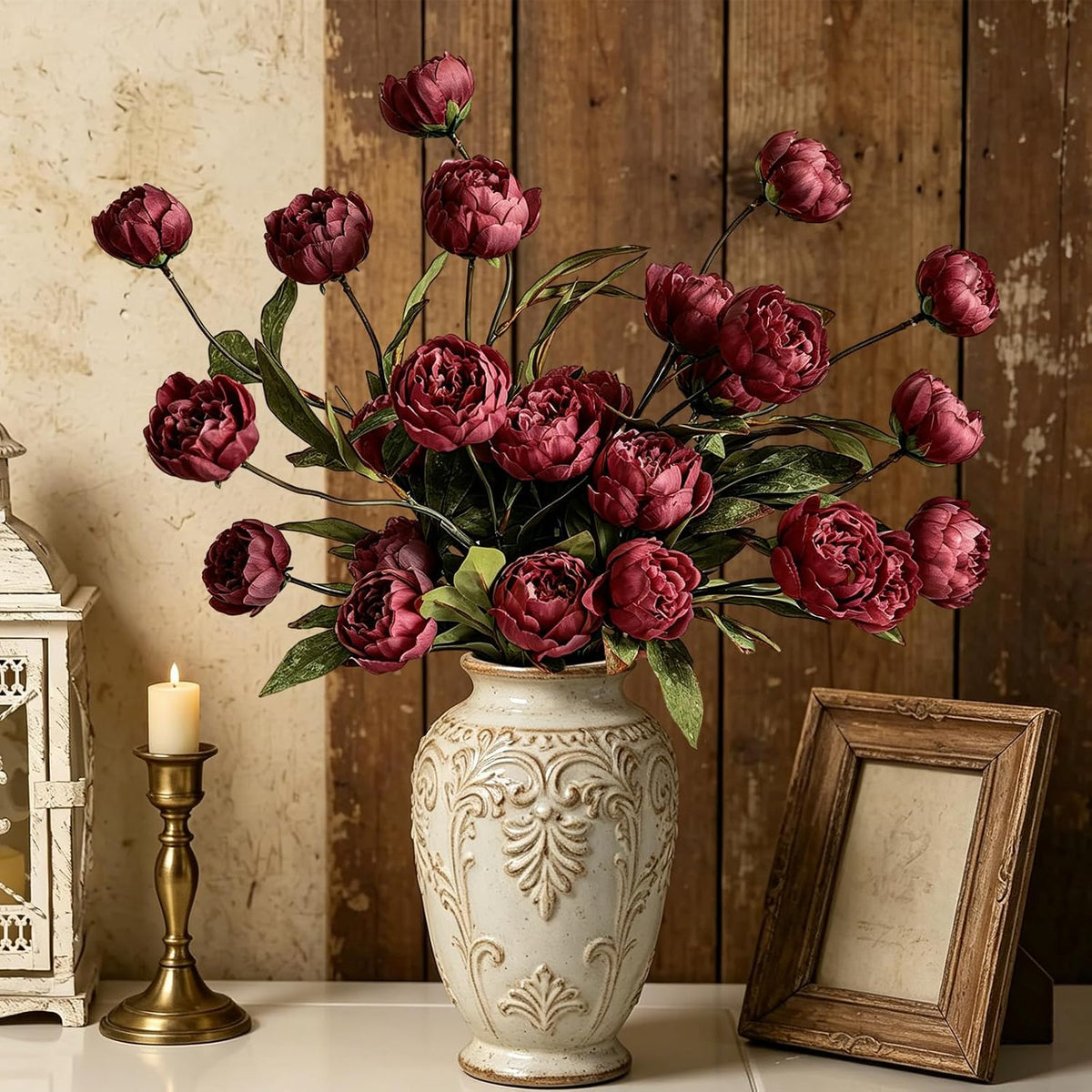 Viral Peony Artificial Flowers for Vase
