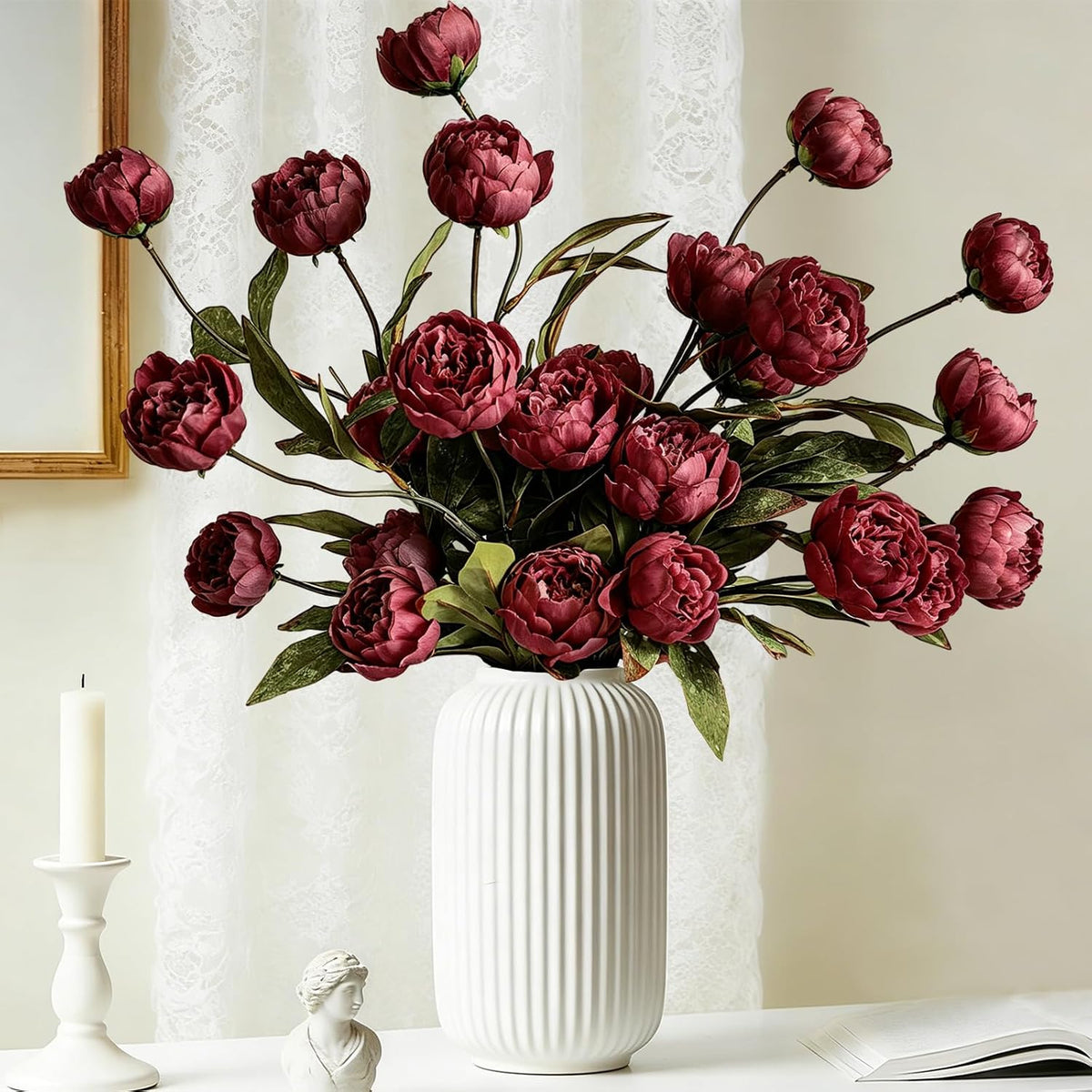 Viral Peony Artificial Flowers for Vase