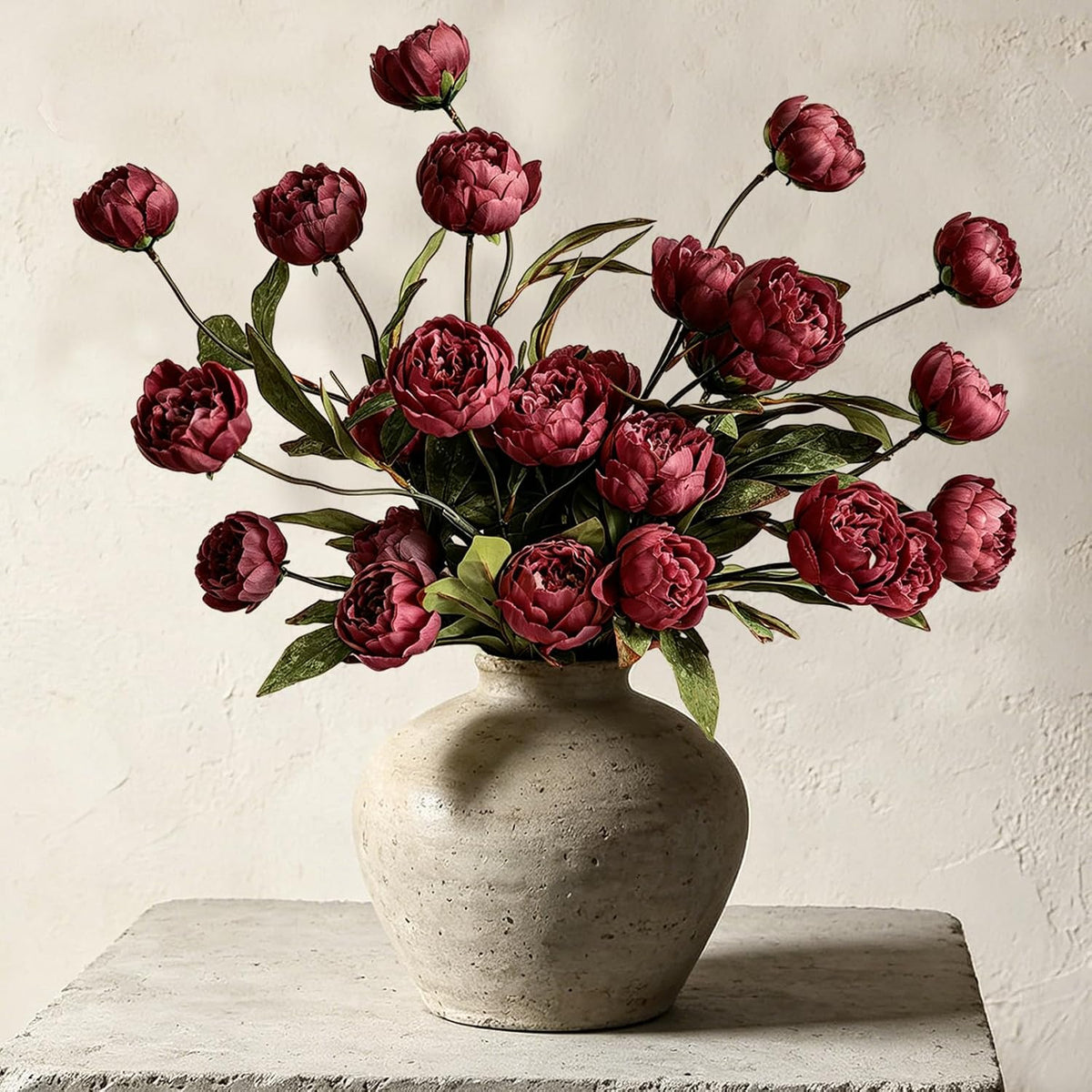 Viral Peony Artificial Flowers for Vase