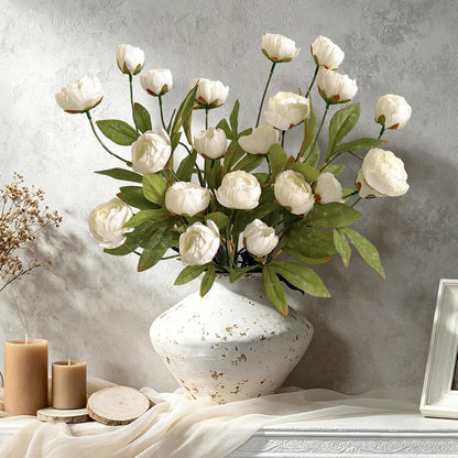 Viral Peony Artificial Flowers for Vase