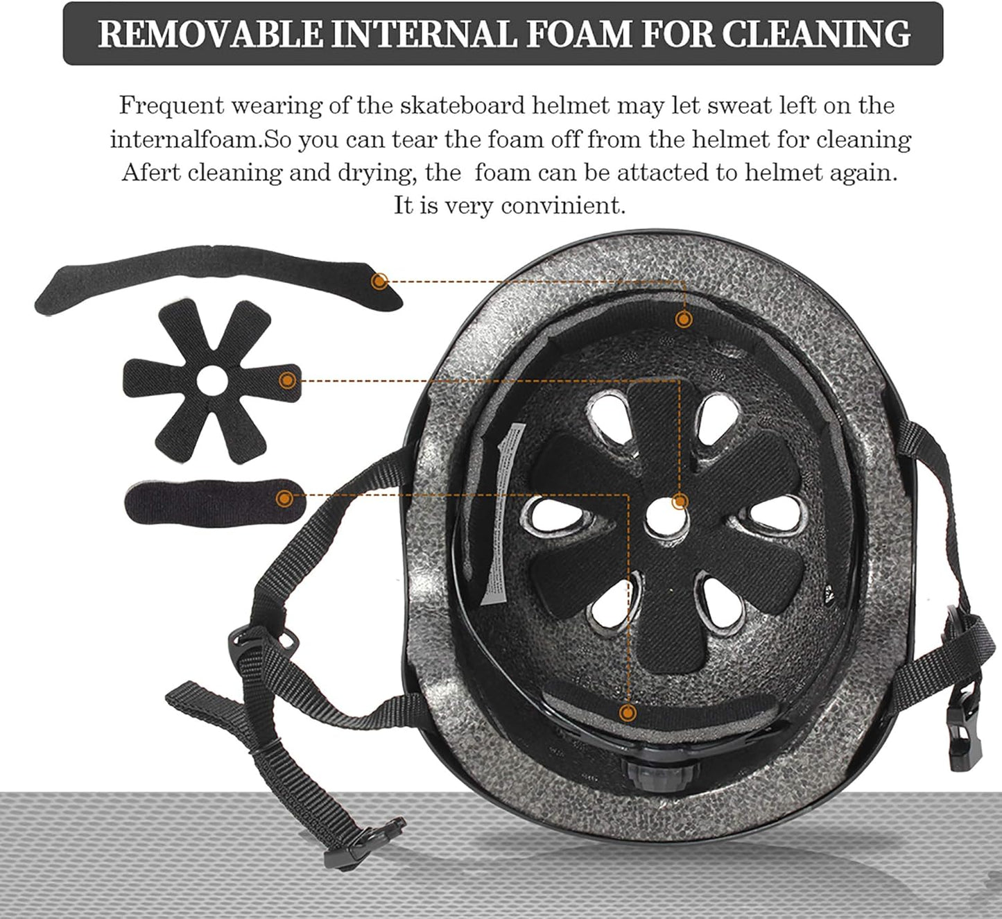 Skateboard Helmet Impact Resistance Ventilation for Youth & Adults