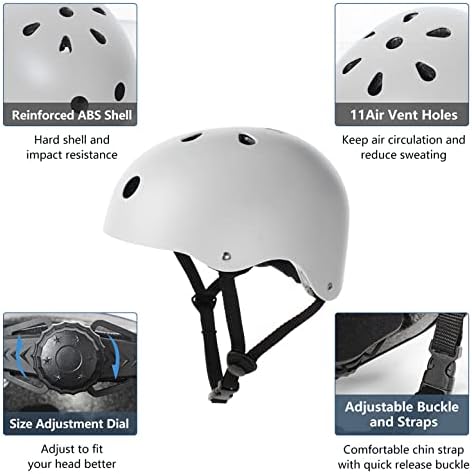 Skateboard Helmet Impact Resistance Ventilation for Youth & Adults