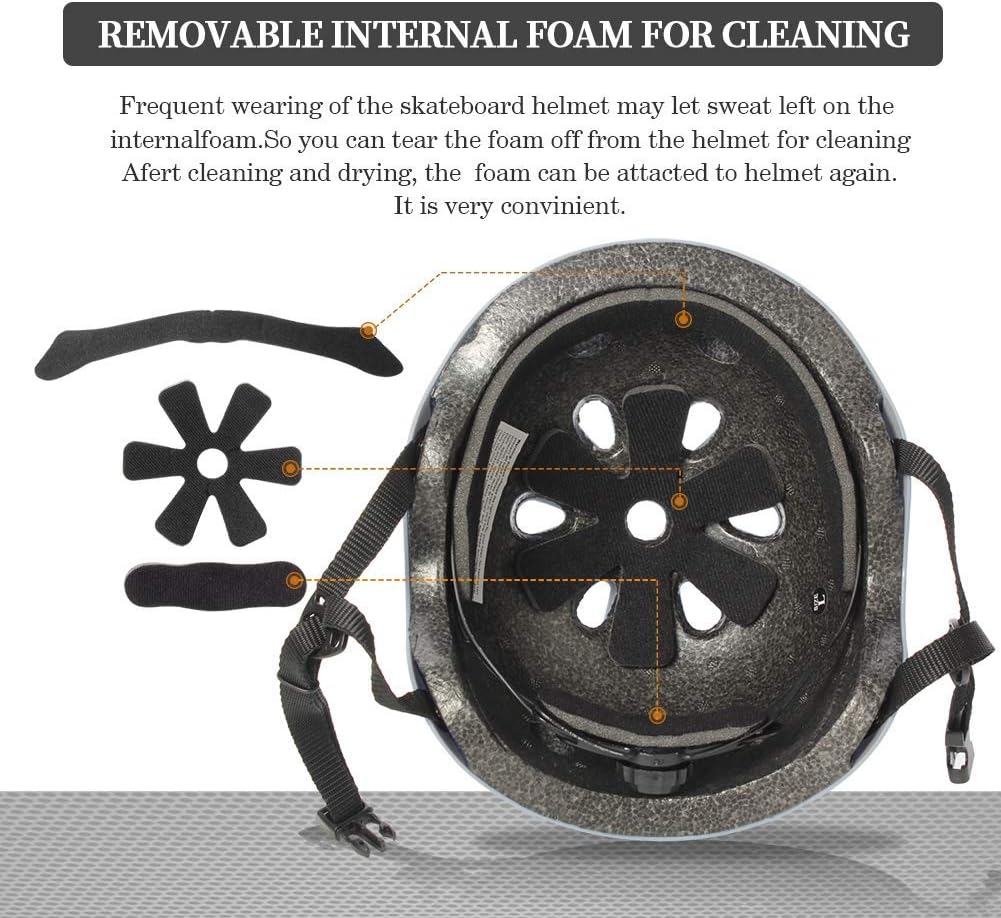 Skateboard Helmet Impact Resistance Ventilation for Youth & Adults