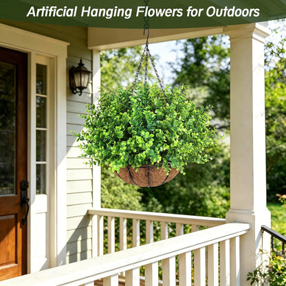 Artificial Flowers for Outdoors, Fake Lavender Plant, Purple