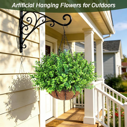 Artificial Flowers for Outdoors, Fake Lavender Plant, Purple