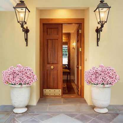 Artificial Flowers for Outdoors, Fake Lavender Plant, Purple